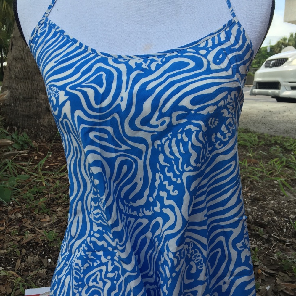 SALE LILLY PULITZER MAISEY 100% SILK TANK TOP